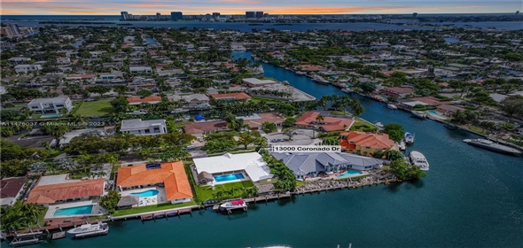 13000 Coronado Dr , North Miami Biscayne Park Florida, 33181 | Spectacular Single Family Home