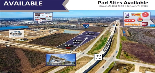 SWC I-10 East and Grand Parkway Baytown Texas, 77523 | Splendid Commercial Land