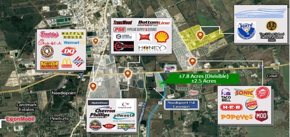 SWC I-10 East and Grand Parkway Baytown Texas, 77523 | Splendid Commercial Land