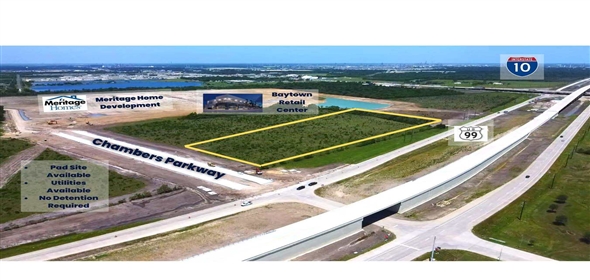 SWC I-10 East and Grand Parkway Baytown Texas, 77523 | Splendid Commercial Land