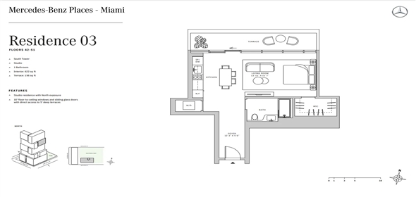 1133 SW 2nd Ave Miami Florida, 33130 | Luxury Apartments in Mercedes Benz Miami