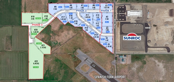 4200 South 800 West Spanish Fork Utah, 84660 | Spanish Fork Airport North Industrial Park