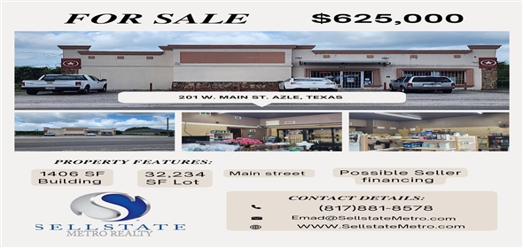 201 W Main St Azle Texas, 76020 | Property on Main street in Azle