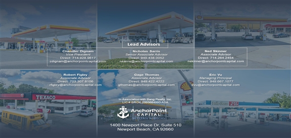 6 Locations in Louisiana - Show on Map New Orleans Louisiana, 70127 | 6 Fuel Station Sale-Leaseback Offering