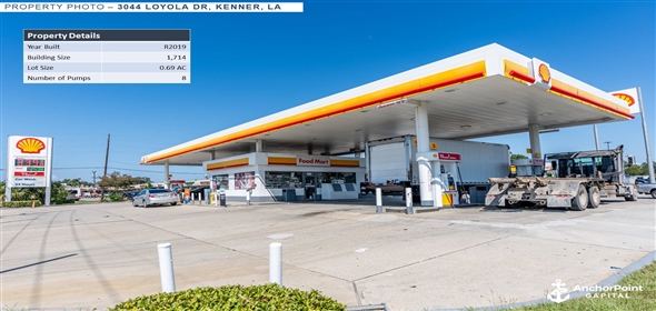 6 Locations in Louisiana - Show on Map New Orleans Louisiana, 70127 | 6 Fuel Station Sale-Leaseback Offering