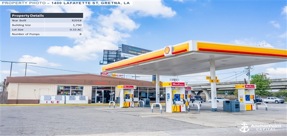 6 Locations in Louisiana - Show on Map New Orleans Louisiana, 70127 | 6 Fuel Station Sale-Leaseback Offering