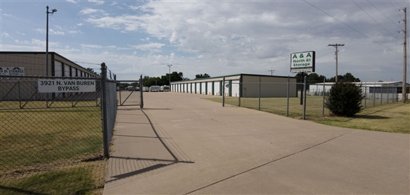 3921 N. Van Buren Bypass Enid Oklahoma, 73701 | AA North 81 Storage