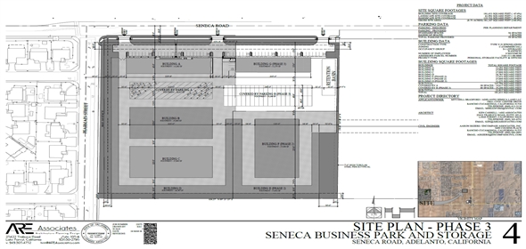 Highway 395 & Seneca Adelanto California, 92301 | Seneca Business Park and Storage