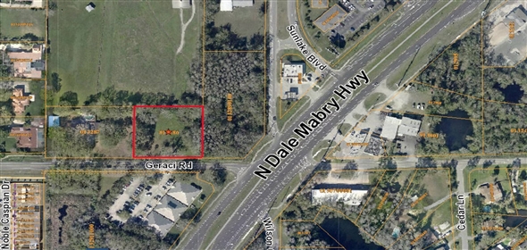 19107 Geraci Road Lutz Florida, 33548 | Vacant Land zoned BPO for Professional/Medical Office at N Dale Mabry & Geraci Rd-Lutz FL