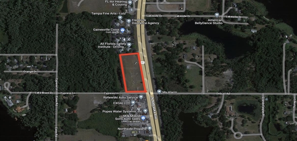 17710 N 41 HWY Lutz Florida, 33549 | TAMPA BAY 3.46 ACRES - SELLER FINANCING AVAILABLE OR FOR LEASE