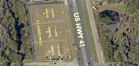 17710 N 41 HWY Lutz Florida, 33549 | TAMPA BAY 3.46 ACRES - SELLER FINANCING AVAILABLE OR FOR LEASE