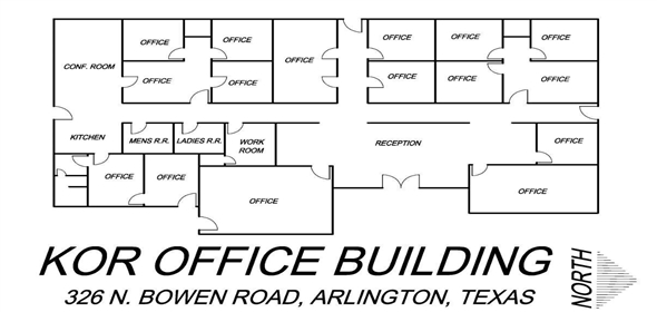 326 N Bowen Rd Arlington Texas, 76012 | CONVENIENT COMMERCIAL OFFICE