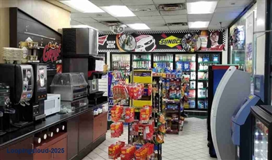  Lane Sunoco Highly Visible Main Road Gas Station