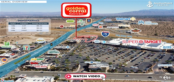 12845 Main St Hesperia California, 92344 | Golden Corral