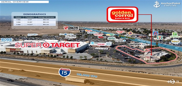 12845 Main St Hesperia California, 92344 | Golden Corral