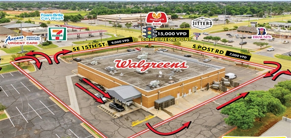 9950 SE 15th St Midwest City Oklahoma, 73130 | Walgreens – Midwest City OK.