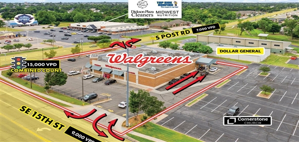 9950 SE 15th St Midwest City Oklahoma, 73130 | Walgreens – Midwest City OK.