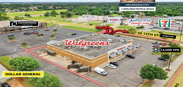 9950 SE 15th St Midwest City Oklahoma, 73130 | Walgreens – Midwest City OK.