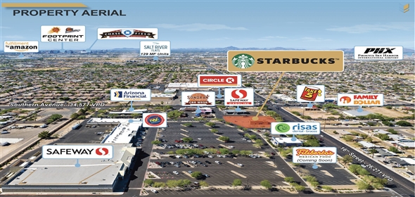 SWC 16th street & Southern Avenue Phoenix Arizona, 85041 | Grocery-Anchored Starbucks Offering