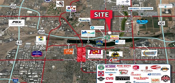 1035 E Curry Rd & 1050 E Gilbert Rd Tempe Arizona, 85280 | Tempe Redevelopment Opportunity Zone