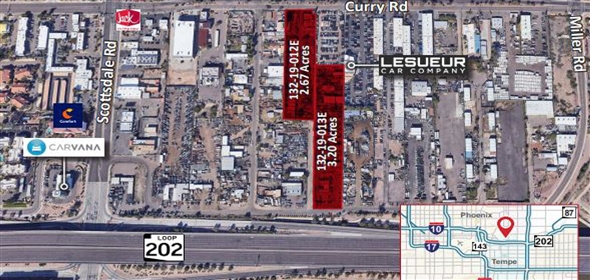 1035 E Curry Rd & 1050 E Gilbert Rd Tempe Arizona, 85280 | Tempe Redevelopment Opportunity Zone