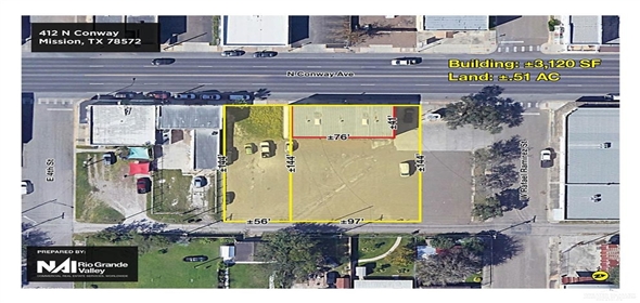 412 N Conway Ave Mission Texas, 78572 | Industrial Building on Conway Ave