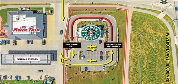 147 West End Circle Verona Wisconsin, 53593 | Starbucks – Verona, WI