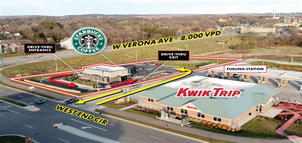 147 West End Circle Verona Wisconsin, 53593 | Starbucks – Verona, WI