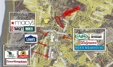 U.S. Route 9 / South Road Poughkeepsie New York, 12601 | Development Site, 26 acres, Prime Highway Frontage 45,000 AADT