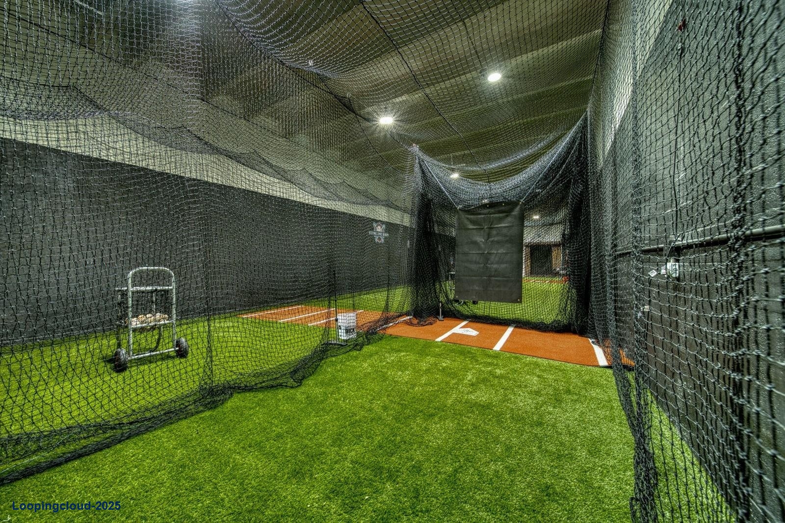 Indoor Baseball Batting Cage