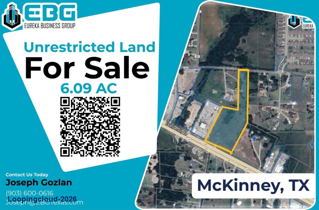 McKinney Unrestricted Land For Sale - 2855 County Rd 407 McKinney, Texas 75071​