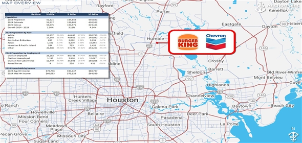 8210 Will Clayton Pkwy Humble Texas, 77338 | Gas Station with Burger King