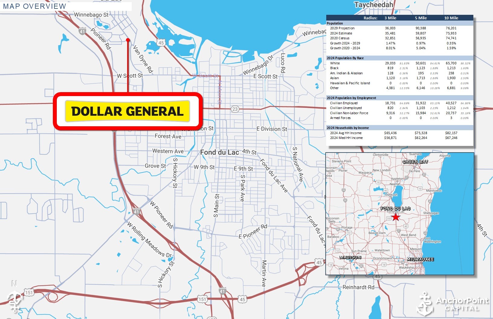 Commercial Property for Sale in  Wisconsin 54937
