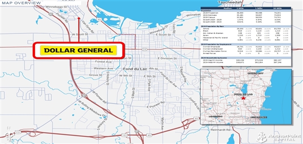 333 Prospect Ave, Fond Du Lac Wisconsin, 54937 | Dollar General