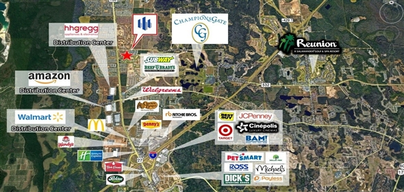 1180 Champions Drive Davenport Florida, 33897 | Champions Crossing w Publix Store #1738- Last Final Space!