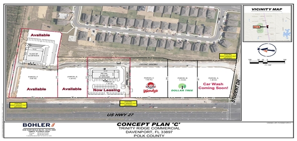 49503 Hwy 27 Davenport Florida, 33897 | Trinity Plaza, Davenport, Fl Parcels D & G Available!