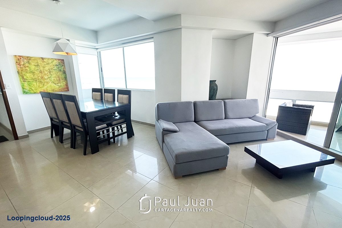 Fully Renovated Beachfront Apartment with Sea & Bay Views – 2 Beds, Furnished