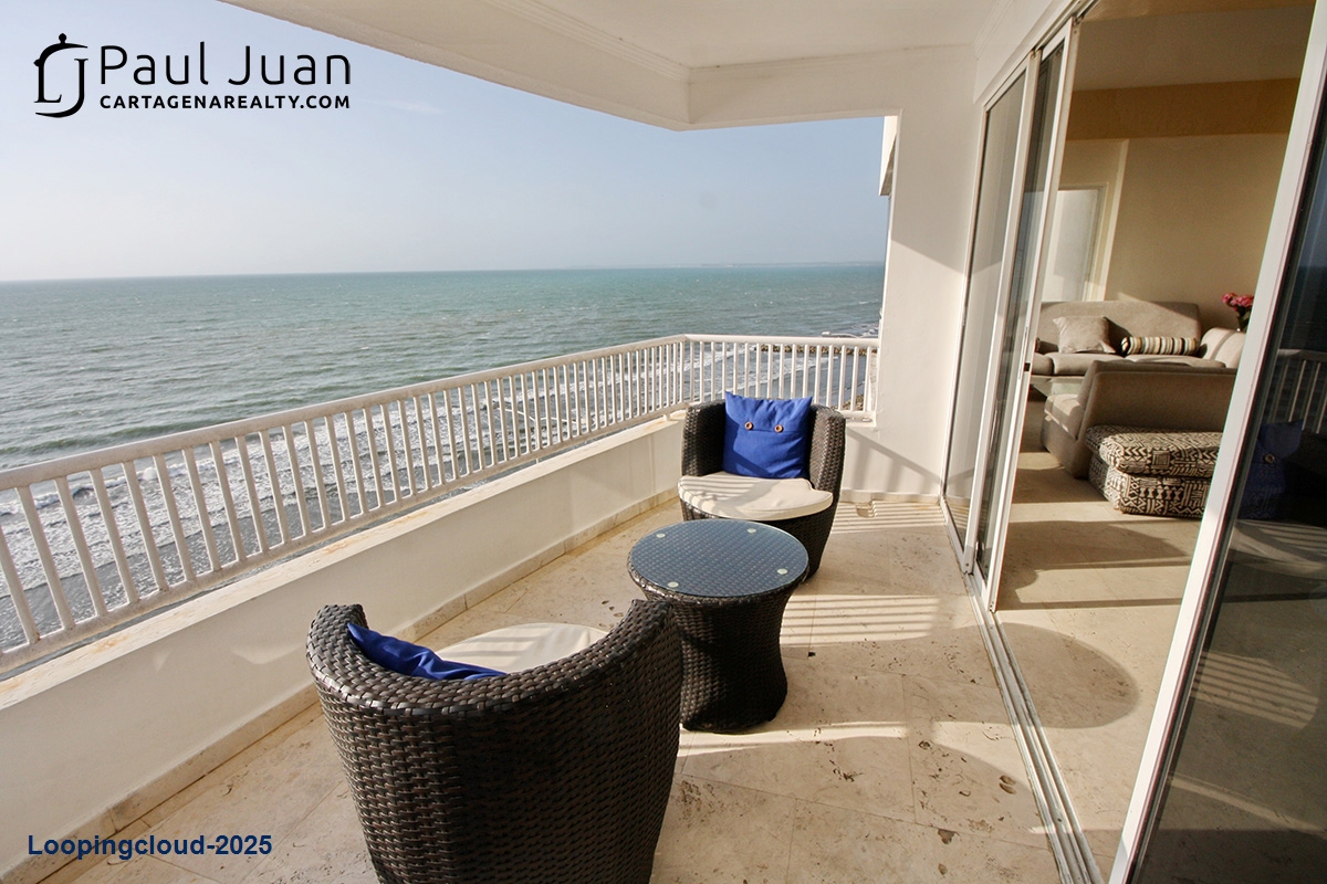 Turn-Key 1-Bed Oceanfront Apartment with Balcony & Spectacular Views