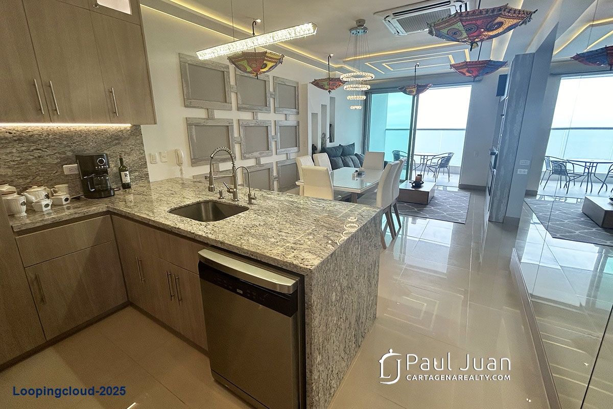 Spectacular Turn-Key Apartment with Caribbean Sea Views – 2 Beds + Balcony