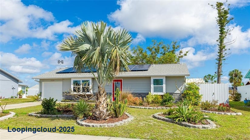 Remodeled Single Family Home with Backyard Oasis & Solar Power in Gardens of Gulf Cove!