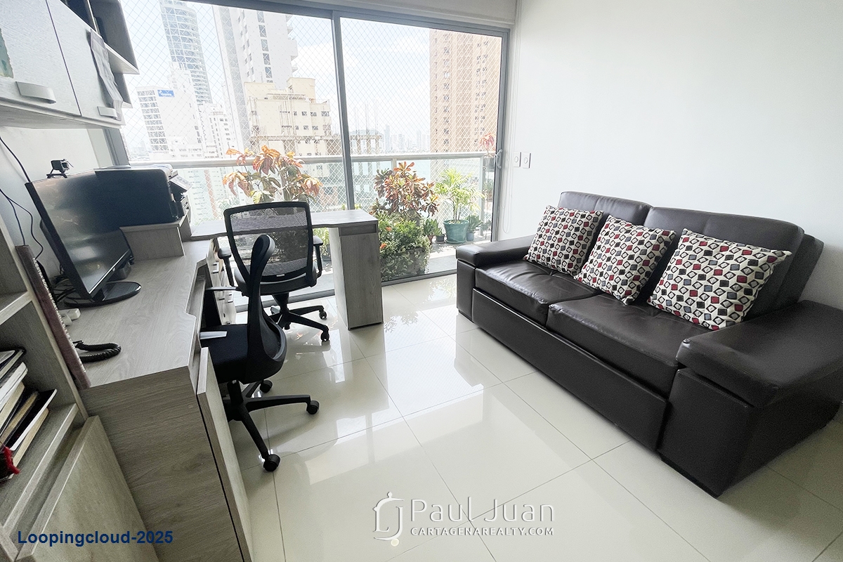 Spacious 3-Bedroom Apartment with Bocagrande Views & Tourist Rental Approval!