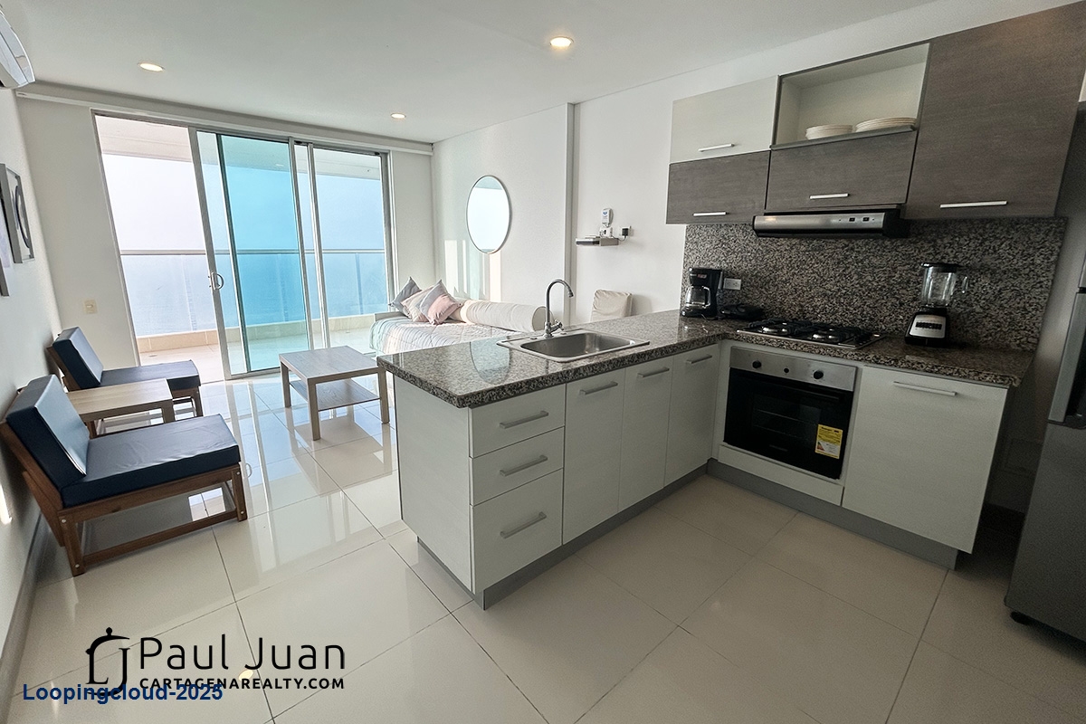 Turn-Key One Bedroom Beachfront Apartment with Spectacular Views for Sale