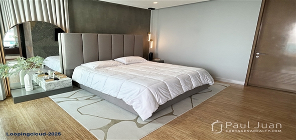 Corner of 12th Avenue and 6th Street.  Bolivar, 130001 | Luxury Bayfront Duplex Apartment for Sale in Castillogrande