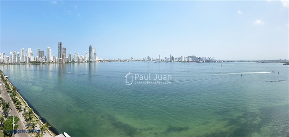 Corner of 12th Avenue and 6th Street.  Bolivar, 130001 | Luxury Bayfront Duplex Apartment for Sale in Castillogrande