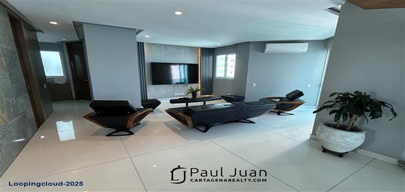 Corner of 12th Avenue and 6th Street.  Bolivar, 130001 | Luxury Bayfront Duplex Apartment for Sale in Castillogrande