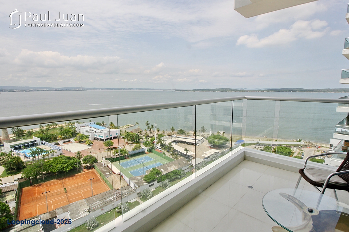Bayfront Apartment with Panoramic Views in Castillogrande – 3 Beds, Impeccable Condition