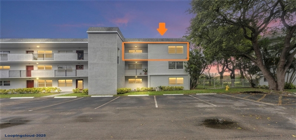 8405 NW 61st St # D315 Tamarac Florida, 33321 | Sophisticated Top-Floor Corner Residence Overlooking Golf Course For Lease