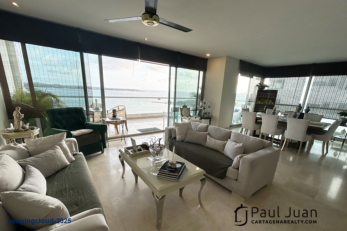 Luxury Beachfront Apartment in Castillogrande