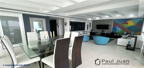 5th Street # 7-45.  Bolivar, 130001 | Luxurious Beachfront Apartment in Castillogrande
