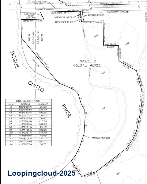 Premier 45.3-Acre Riverfront Parcel on Bogue Chitto – Ideal for Development